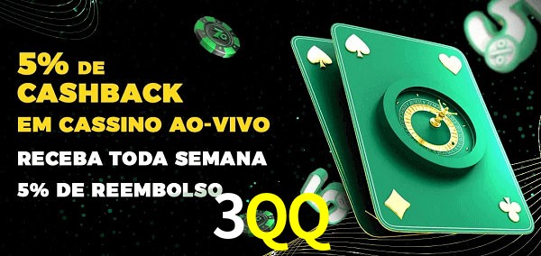 Promoções do cassino ao Vivo 3QQ